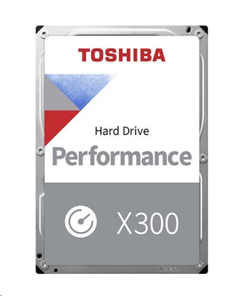 TOSHIBA HDD X300 4TB,  SATA III,  7200 otáčok za minútu,  256 MB cache,  3, 5