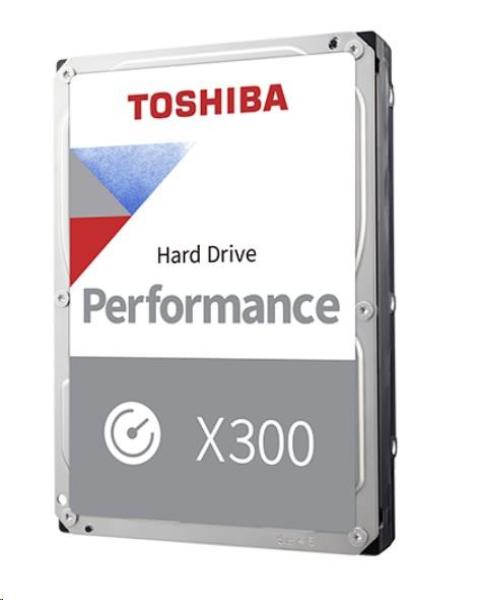 TOSHIBA HDD X300 4TB,  SATA III,  7200 otáčok za minútu,  256 MB cache,  3, 5",  DOPREDAJ1