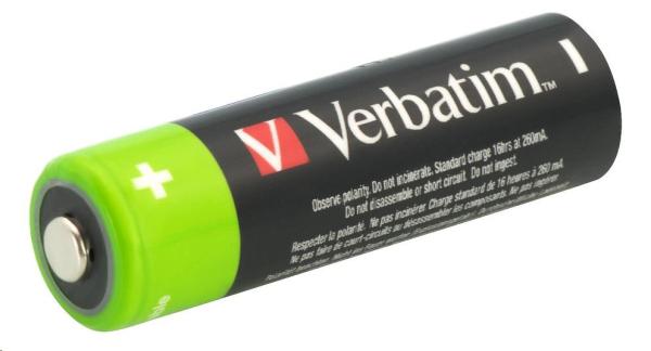 VERBATIM Nabíjecí baterie AA Premium 4-Pack  2600 mAh