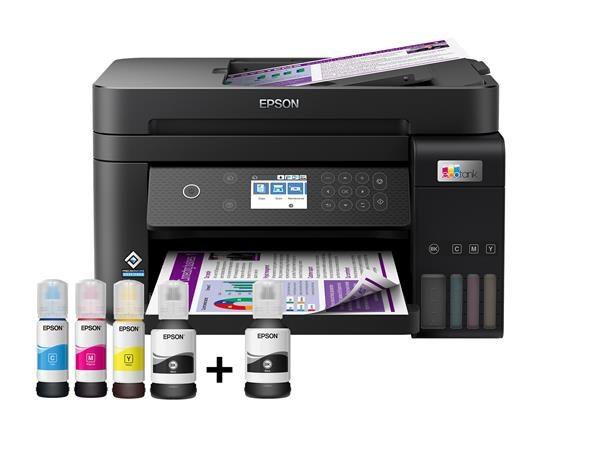 Atramentová tlačiareň EPSON EcoTank L6270,  3v1,  A4,  1200x4800dpi,  33 str./ min,  USB,  Wi-Fi,  LAN,  3 roky záruka po regist