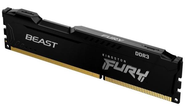KINGSTON DIMM DDR3 4GB 1866MT/ s CL10 FURY Beast Černá2