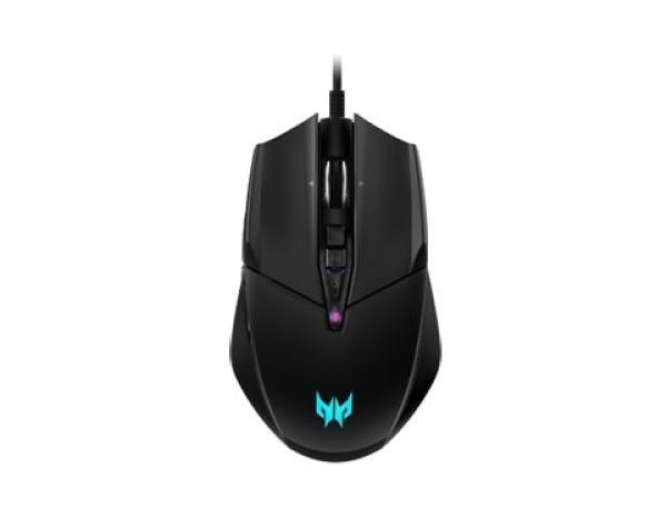 ACER GAMING MOUSE - max. 19000 dpi, 10 programovateľných tlačidiel, 4 farby podsvietenia, 20 mil. kliknite na