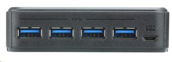 ATEN USB 3.1 Gen1 Periférny prepínač 2:4 US33242