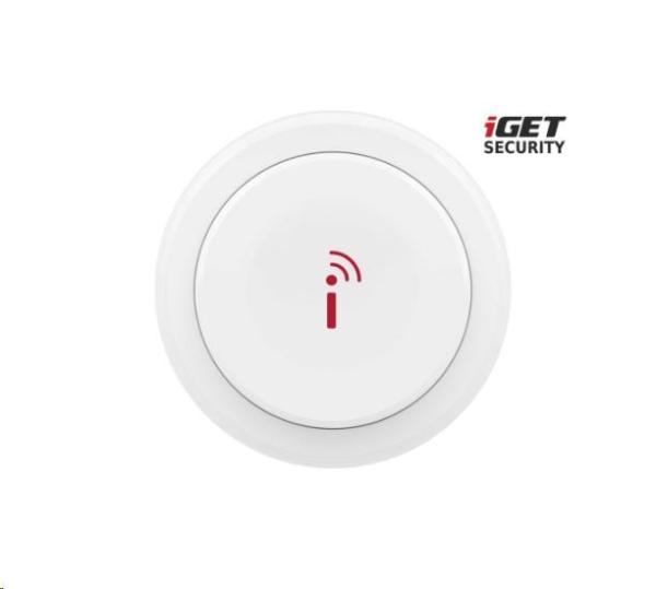 iGET SECURITY EP7 - Bezdrátové nastavitelné Smart tlačítko a zvonek pro alarm iGET SECURITY M5