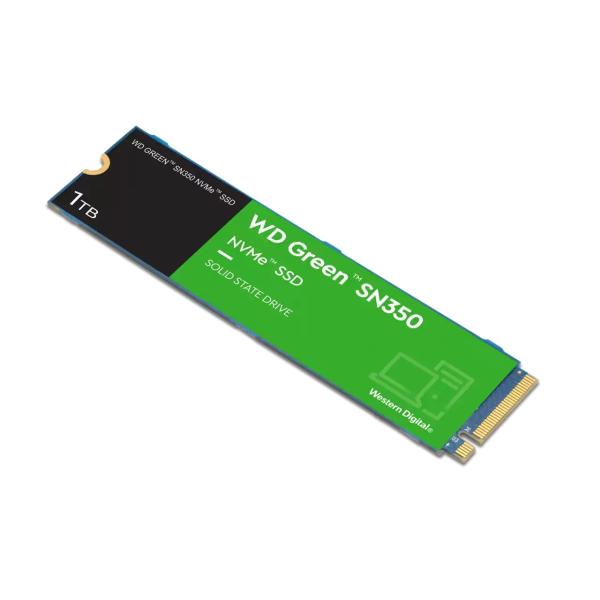 WD GREEN NVMe SSD 1TB PCIe SN350,  Geb3 8GB/ s,  (R:3200/ W:2500 MB/ s)2
