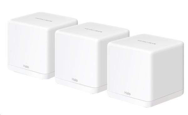 MERCUSYS Halo H30G(3-pack) Aginet WiFi5 Mesh (AC1300, 2, 4GHz/ 5GHz, 2xGbELAN/ WAN)