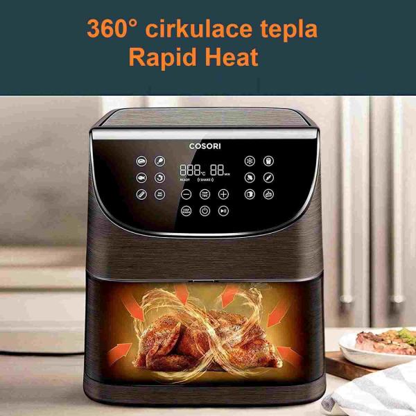 Cosori CS158-AF PREMIUM SMART horkovzdušná fritéza9