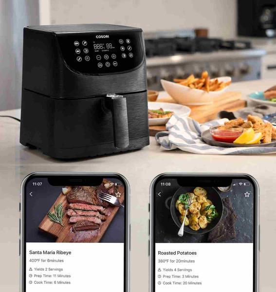 Cosori CS158-AF PREMIUM SMART horkovzdušná fritéza10