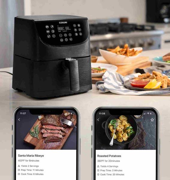 Cosori CS158-AF PREMIUM SMART horkovzdušná fritéza8