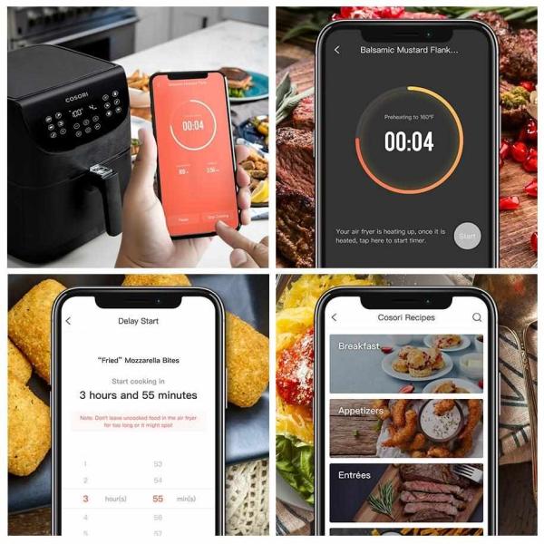 Cosori CS158-AF PREMIUM SMART horkovzdušná fritéza0