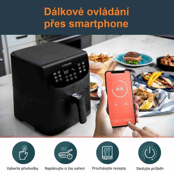 Cosori CS158-AF PREMIUM SMART horkovzdušná fritéza7