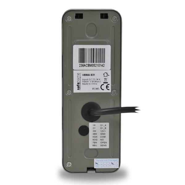 Veria Vstupní kamerová jednotka  831RFID série 2-WIRE1
