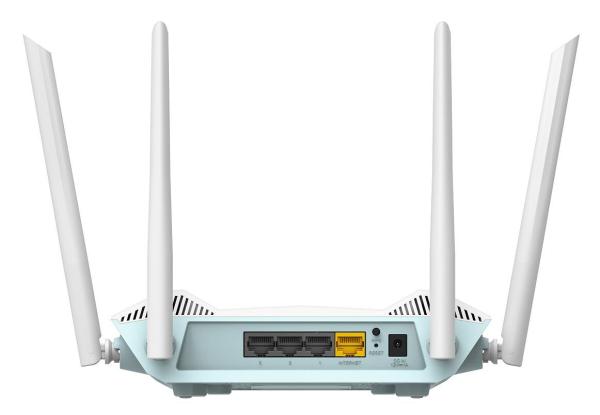D-Link R15 Wireless AX1500 Wi-Fi 6 Router Eagle Pro AI,  3x gigabitový RJ451