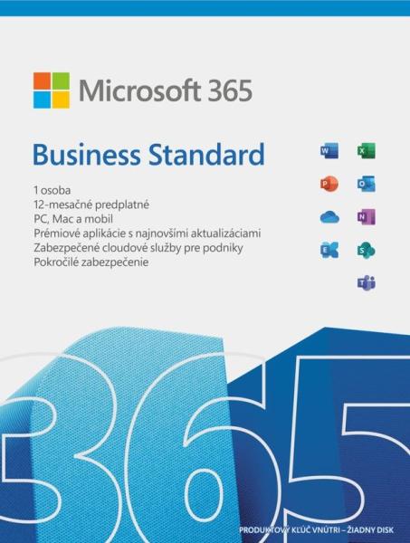 Microsoft 365 Business Standard SK (1 rok)