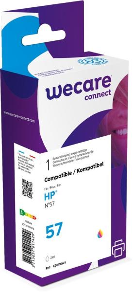 WECARE ARMOR kazeta pre HP Deskjet 450ci,  450cbi,  5150,  5550,  5652,  2175,  2510 ph (C6657A),  3 farby,  21ml,  550str