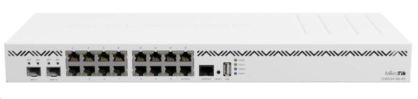 MikroTik Cloud Core Router, CCR2004-16G-2S+, 1700MHz CPU, 4GB RAM, 16xLAN, 2x SFP+ vrátane. Licencia L6