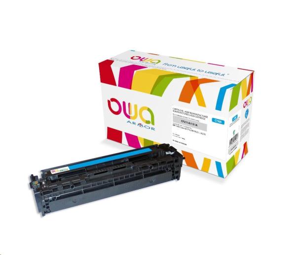 OWA Armor toner pre HP Laserjet M 450, 454, 455, 470, 479; 6 000 strán, W2031X, modrá/kyanová