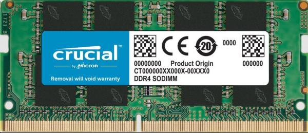 Crucial 16GB DDR4-3200 SODIMM CL22