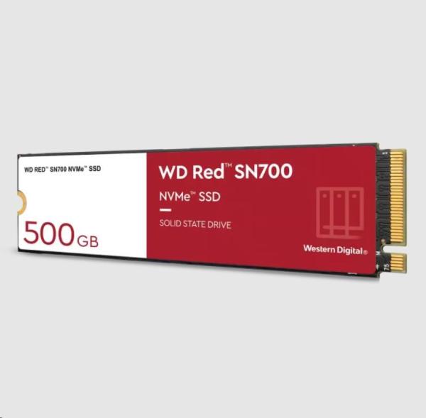 WD RED NVMe SSD 500GB PCIe SN700, Geb3 8GB/s, (R:3430/W:2600 MB/s) TBW 10001