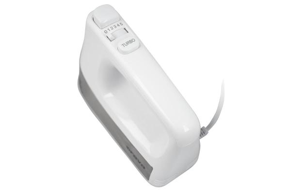 Orava SL-150 ruční šlehač, 500 W, 80 dB, pulzní spínač, 5 rychlostí, bílá3