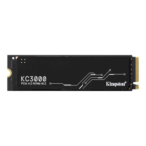 SSD disk Kingston 4096 GB KC3000 M.2 2280 NVMe™ PCIe Gen 4 (R 7000 MB/ s; W 7000 MB/ s)