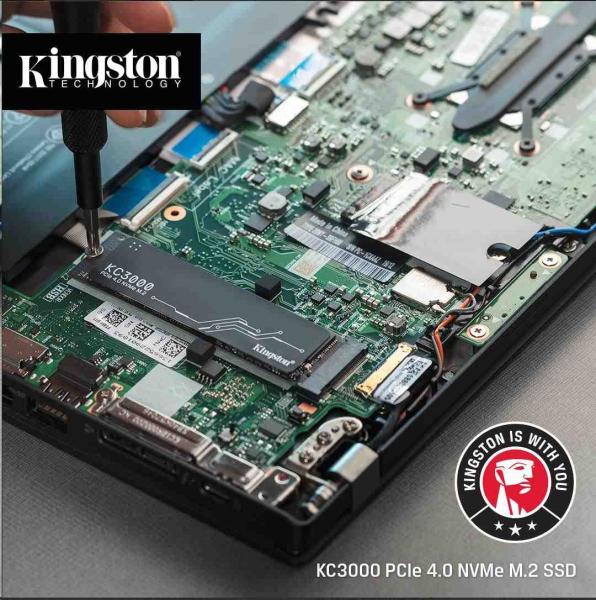 SSD disk Kingston 4096 GB KC3000 M.2 2280 NVMe™ PCIe Gen 4 (R 7000 MB/ s; W 7000 MB/ s)3