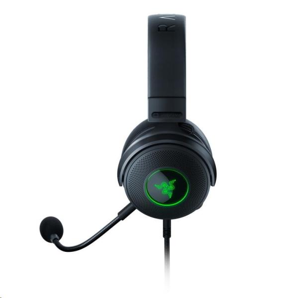 RAZER sluchátka Kraken V3 Hypersense, USB, černá1