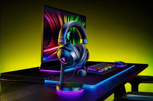 RAZER sluchátka Kraken V3 Hypersense, USB, černá3