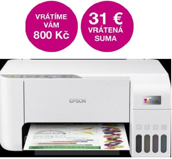 BAZAR - EPSON - tiskárna ink EcoTank L3256,  3v1,  A4,  1440x5760dpi,  33ppm,  USB,  Wi-Fi,  bílá - poškozený obal