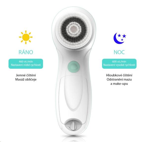 TOUCHBeauty 0759A Čisticí kartáč na pleť 3v1 růžový4
