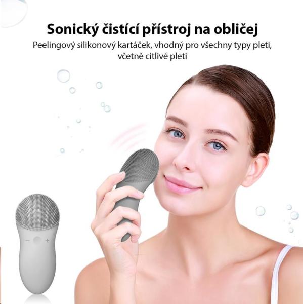 TOUCHBeauty 1788 Sonický čistič pleti zelený7