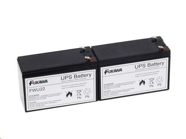 Batérie - FUKAWA FWU-22 sada batérií pre RBC22 (12V/ 7Ah,  2ks)