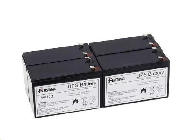 Batérie - FUKAWA FWU-23 sada batérií pre RBC23 (12V/7Ah, 4ks)