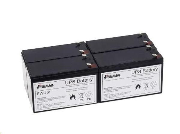 Batérie - FUKAWA FWU-31 sada batérií pre RBC31 (12V/7Ah, 4ks)