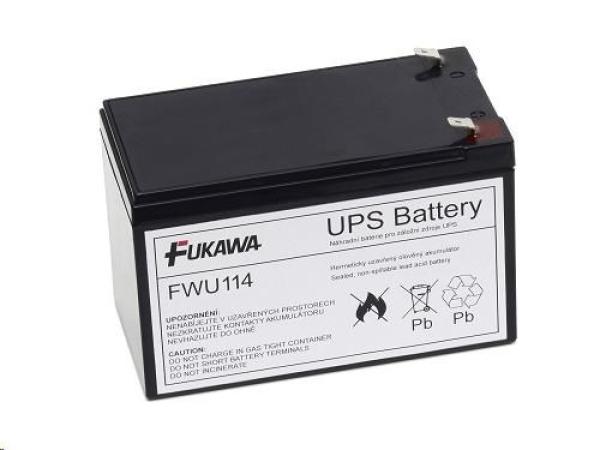 Batéria - FUKAWA FWU-114 náhradná batéria pre APCRBC114 (12V/ 7Ah)