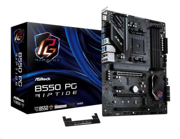 ASRock MB Sc AM4 B550 PG Riptide,  AMD B550,  4xDDR4,  1xHDMI