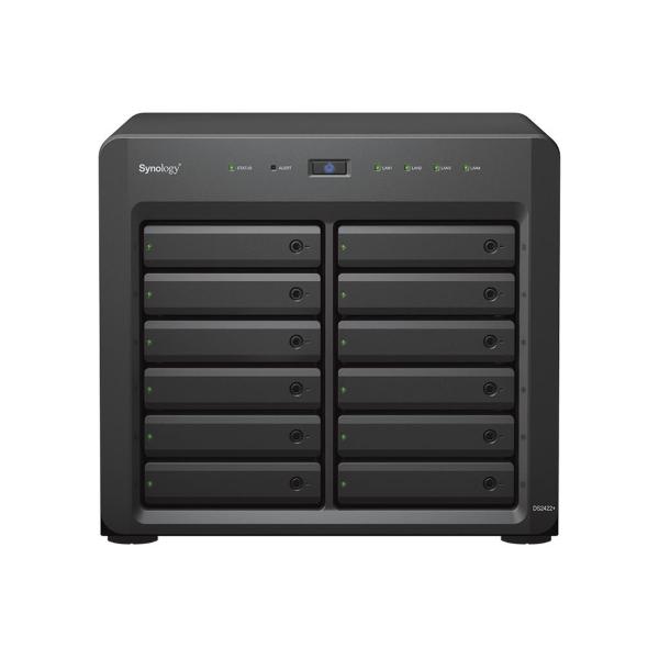Synology DS2422+ DiskStation (4C/ RyzenV1500B/ 2, 2GHz/ 4GBRAM/ 12xSATA/ 2xUSB3.0/ 4xGbE/ 1xPCIe)