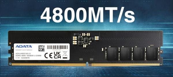 DIMM DDR5 16GB 4800MHz CL40 ADATA ,  hromadne