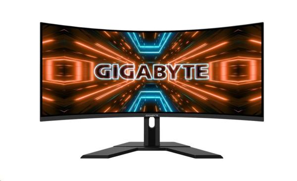 GIGABYTE LCD - 34" herný monitor G34WQC A,  21:9,  3440:1440px,  WQHD,  144Hz,  VA,  350 cd/ m2,  1ms