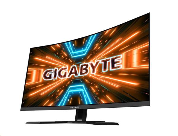GIGABYTE LCD - 31, 5" Gaming monitor M32QC QHD,  2560 x 1440,  165Hz,  3000:1,  350cd/ m2,  1ms,  2xHDMI 2.0,  1xDP,  1xUSB-C,  VA