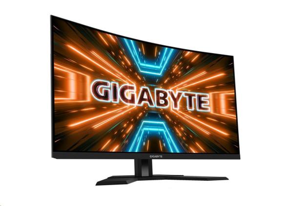 GIGABYTE LCD - 31,5" Gaming monitor M32QC QHD, 2560 x 1440, 165Hz, 3000:1, 350cd/m2, 1ms, 2xHDMI 2.0, 1xDP, 1xUSB-C, VA5