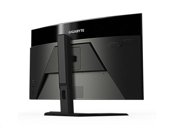 GIGABYTE LCD - 31,5" Gaming monitor M32QC QHD, 2560 x 1440, 165Hz, 3000:1, 350cd/m2, 1ms, 2xHDMI 2.0, 1xDP, 1xUSB-C, VA1
