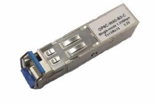 SFP WDM transceiver 1, 25Gbps,  1000BASE-BX10,  SM,  10km,  TX1550/ RX1310nm,  LC simp  (J9143B