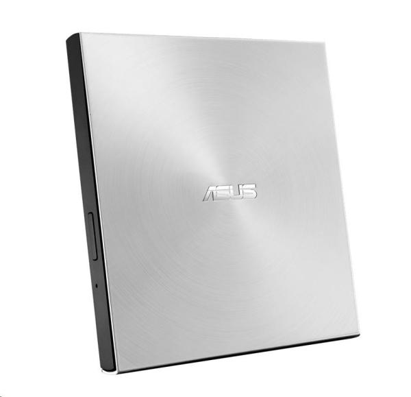 ASUS DVD ZenDrive SDRW-08U8M-U SILVER,  externá štíhla DVD-RW,  strieborná2