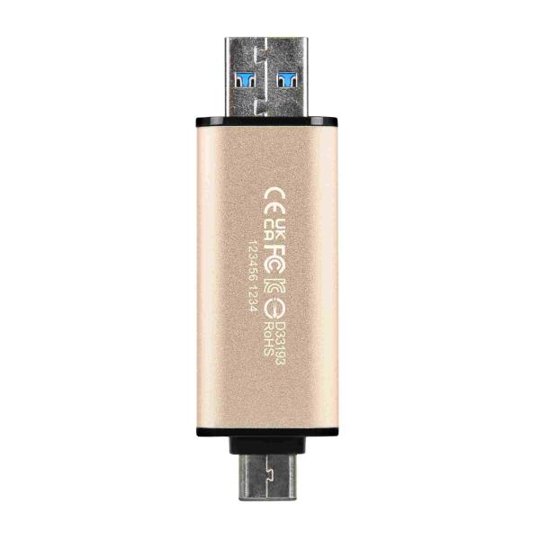 TRANSCEND Flash disk 128GB JetFlash®930C,  TLC,  USB 3.2/ USB typu C (R:420/ W:400 MB/ s) čierna4
