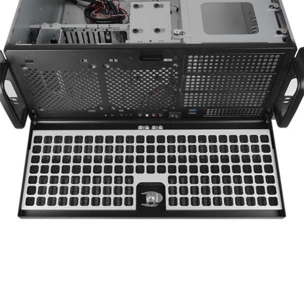 CHIEFTEC Rackmount 4U ATX/ mATX,  UNC-409S-B,  400W PSF-400B,  čierna9