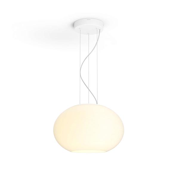 PHILIPS Flourish Závěsné svítidlo,  Hue White and color ambiance,  230V,  1x39.5W integr.LED,  Bílá