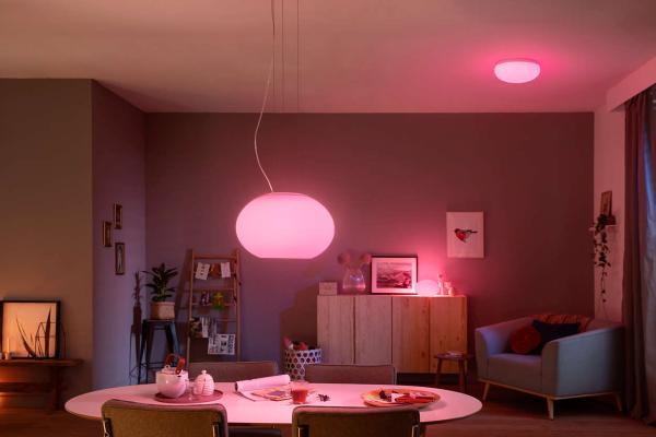 PHILIPS Flourish Závěsné svítidlo,  Hue White and color ambiance,  230V,  1x39.5W integr.LED,  Bílá1