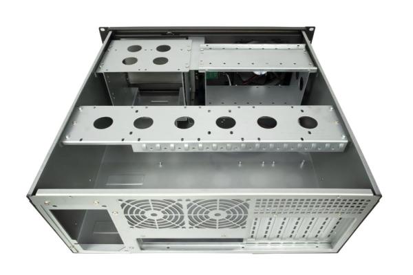 serverová skriňa 1stCOOL IPC 4U-450, 19" Rack Black, bez zdroja napájania1