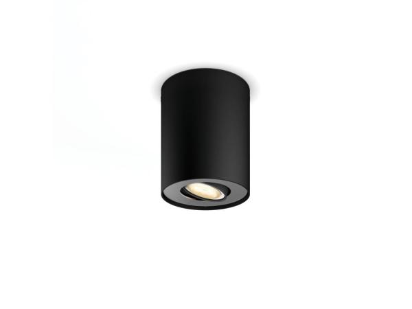 PHILIPS Hue Jednoduché bodové svítidlo Pillar,  1x5W 230V,  Černá